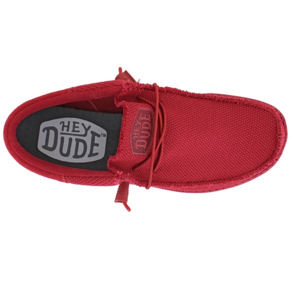 HEY DUDE WALLY FUNK MONO RED size 10 - Picture 5 of 9